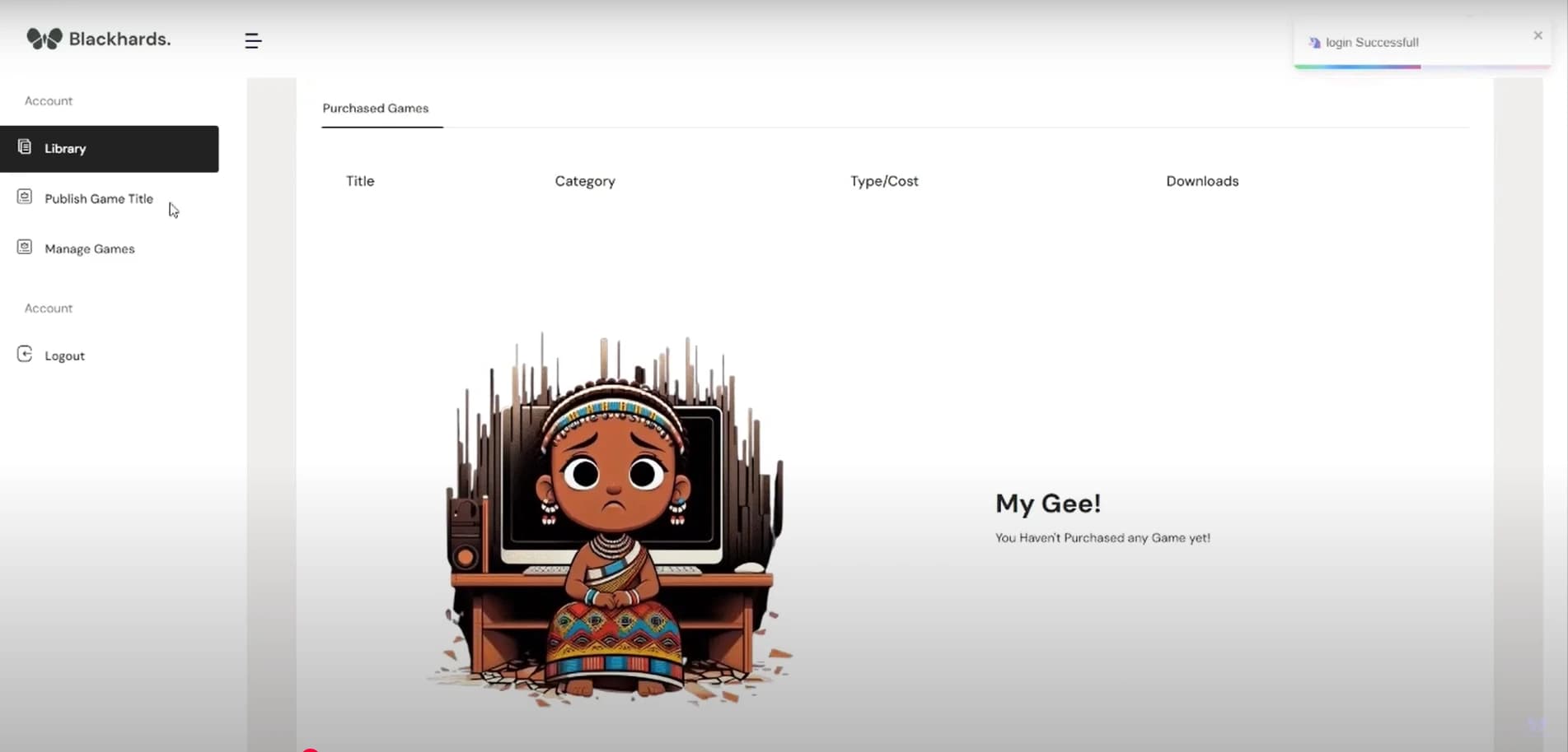 Blackhards screenshot 1